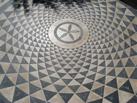 Concentric Circular Pattern Floor In Front Of Getty Villa Flickr