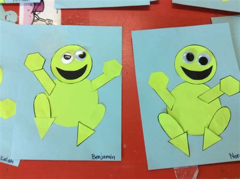 Mrs Gosselins Art Room Preschool Shape Frogs