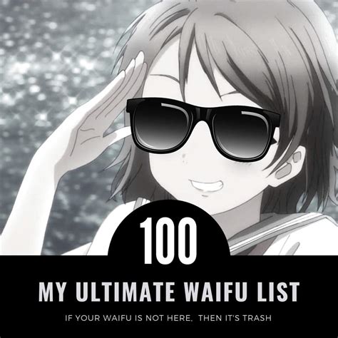 My Ultimate Waifu List Exhibit A Anime Amino