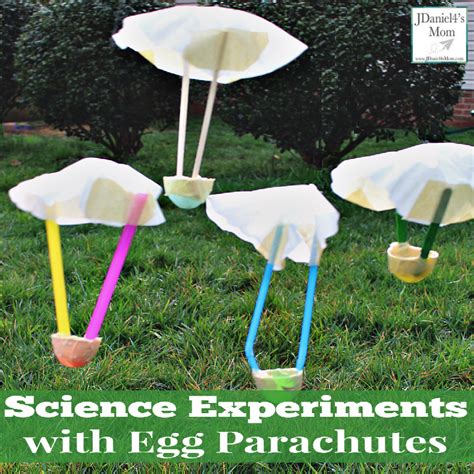 Science Experiments With Egg Parachutes Easter Science Stem Projects