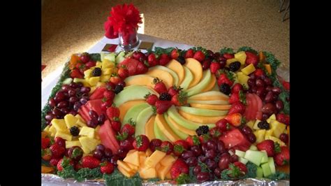 Fruit paper plates (via crafts by amanda) these adorable fruit paper plates would make a fun and appropriate fruit themed party craft for the kids. Easy Fruit platter decoration ideas - YouTube