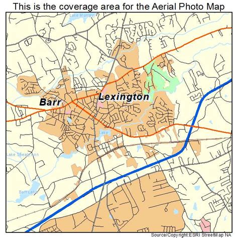 Aerial Photography Map Of Lexington Sc South Carolina
