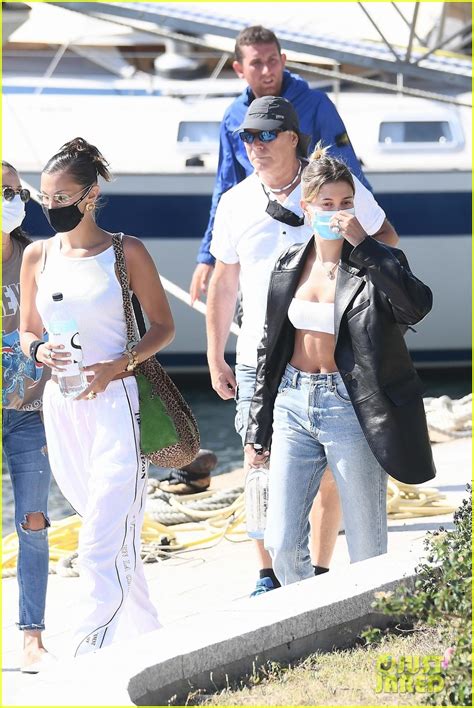 Hailey Bieber Leaves Italy With Bella Hadid After A Photo Shoot Photo