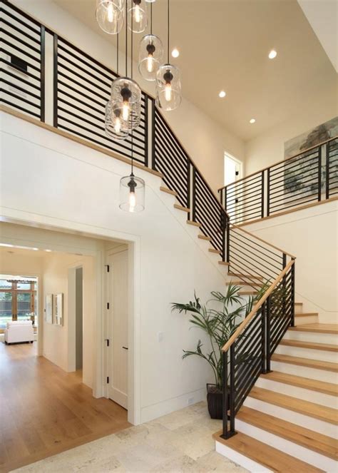 Recessed ceiling lights are lights that are installed inside the ceiling in a housing unit that is sometimes called a canister. 10 Best of Modern Stairwell Pendant Lighting