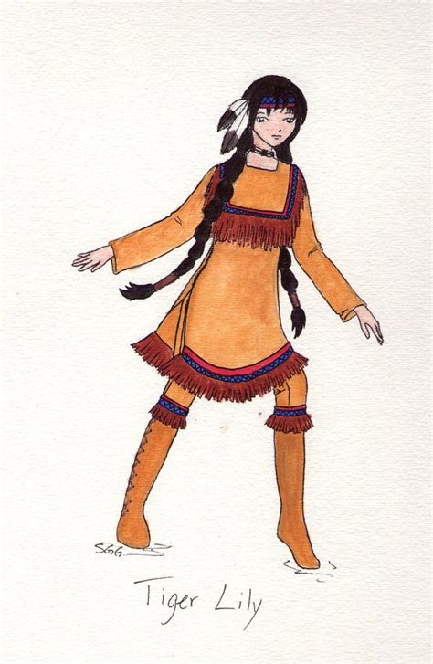 Tiger Lily Costume Idea