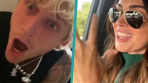 Machine gun kelly shares his twisted love story in the video for his new single bloody valentine starring megan fox. Machine Gun Kelly & Megan Fox Have The Cutest Reaction To Hearing 'Bloody Valentine' On The ...