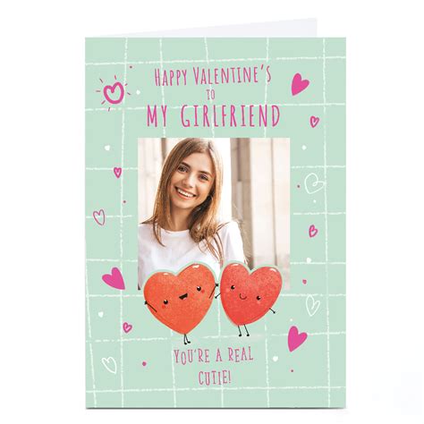 Buy Personalised Valentines Day Card Real Cutie Girlfriend For Gbp