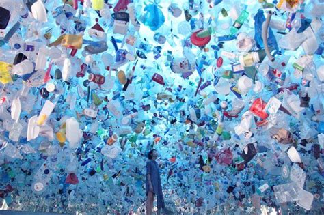 A Plastic Ocean Tan Zi Xis Art Installation Trash Art Waste Art