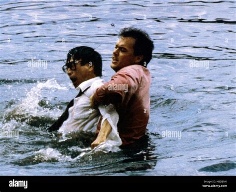 Gung Ho From Left Gedde Watanabe Michael Keaton 1986 © Paramount
