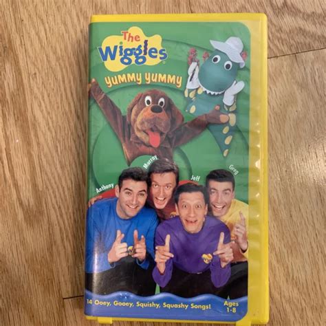 Wiggles The Yummy Yummy Vhs 2000 Clam Shell Classic Kids Cartoon