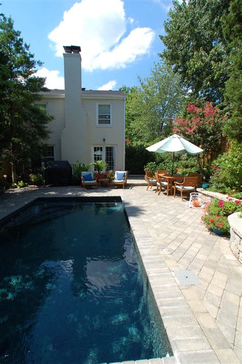Alexandria Townhouse Pool Traditional Pool Dc Metro By Land