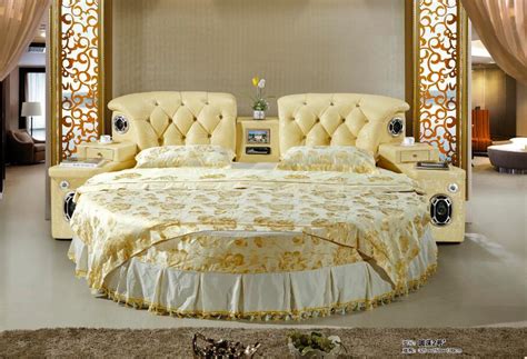 You can browse through lots of rooms fully furnished with inspiration and quality bedroom furniture here. China Luxury Bedroom Furniture Modern Soft Leather Round ...