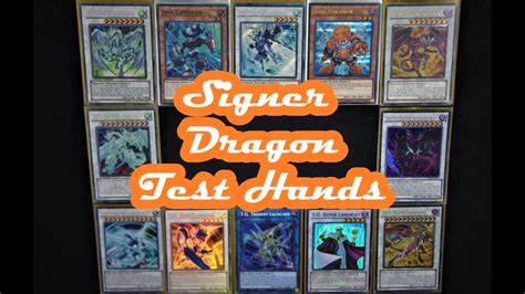 Signer Dragons Test Hands Red Dragon Archfiend And Stardust Dragon Youtube