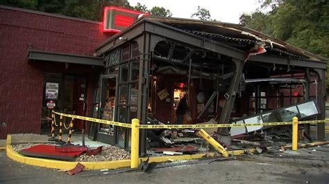 Photos Front Lobby Damaged After Tractor Trailer Crashes Into Primanti