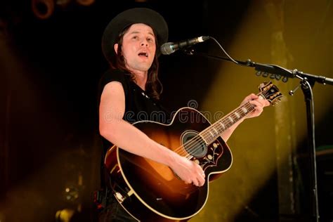 James Bay Singer And Guitarist Performs At Razzmatazz Stage Editorial