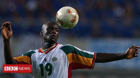 Papa Bouba Diop Senegal Mourns Football Hero Bbc News