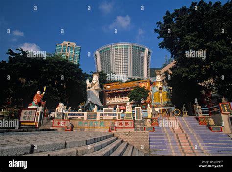 Tin Hau Temple Repulse Bay Hong Kong China Stock Photo Alamy