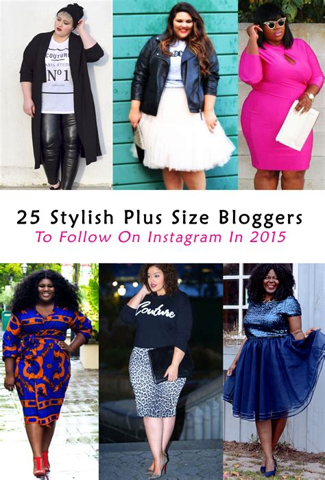 25 Plus Size Bloggers To Follow On Instagram In 2015 Stylish Curves