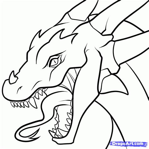 Take a paper and a pencil and follow the cool dragon drawing lessons. How To Draw A Dragon, Realistic Dragon, Step by Step ...