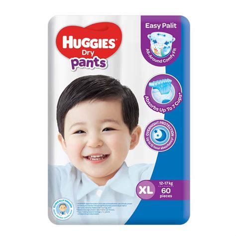 Huggies Diaper Pants Dry Sjp 60s Extra Large All Day Supermarket