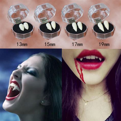 The most common type of fang implant is like a hat for your wet cotton balls can be trimmed to size, shaped, and stuck to your upper teeth in order to form quick fangs. Get coupons halloween cosplay vampire fangs werewolf teeth ...