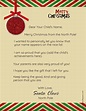 FREE Personalized Printable Letter from Santa to Your Child