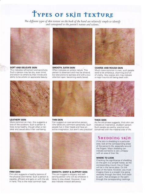 Types Of Skin Textures
