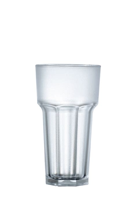Tumbler Tall Drink Frosted Glass 12oz 34cl Drinking Glasses Premium Unbreakable Glassware