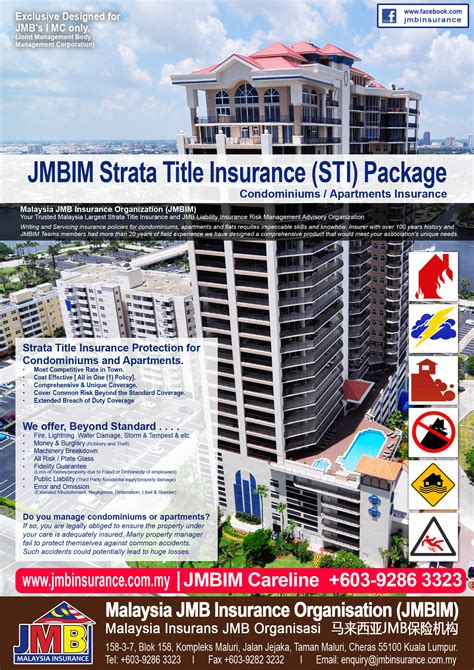 Introduction the new strata management act 2013 (sma) received its royal assent on 5th february, 2013 and was gazetted on 8th february, 2013 which is now known as act 757. Malaysia JMB Insurance Organization, Malaysia Strata Title ...