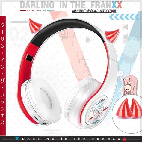 หูฟังการ์ตูนอนิเมะ Anime Darling In The Franxx Wireless 2 In1 Bluetooth