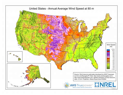 Wind Speed Map For The Us Vivid Maps