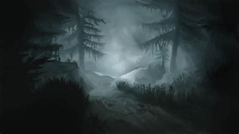 Foggy Forest By Houevil On Deviantart