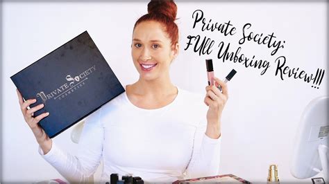 Private Society Full Unboxing Review Youtube