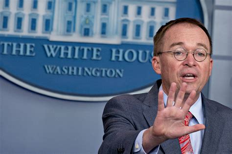 After Saying Trump Held Back Aid To Pressure Ukraine Mulvaney Tries To