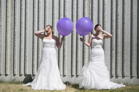 Jenn And Elise Married Calgary Same Sex Wedding Photographer Modern
