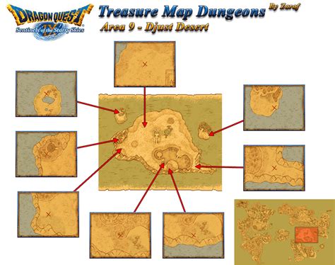 Dragon Quest 9 Grotto Maps Djust Desert Grotto Maps