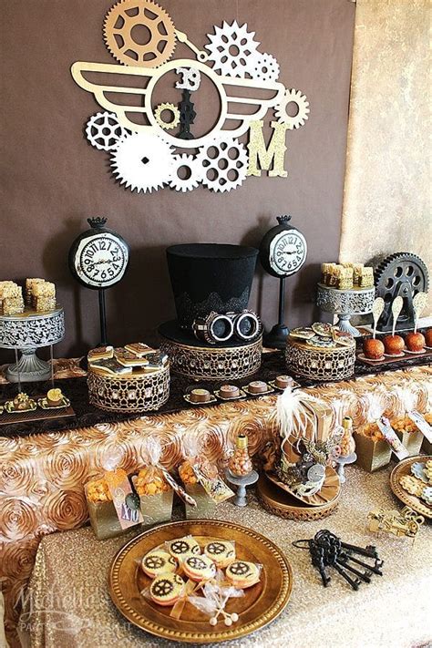 Diy Steampunk Birthday Party Theme Super Cool Decorations