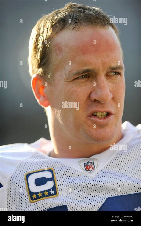 Peyton Manning 18 Quarterback Of The Indianapolis Colts Stock Photo