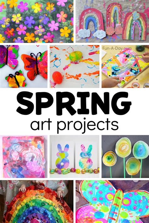 Absolutely Beautiful Spring Art Projects For Kids Fun A Day