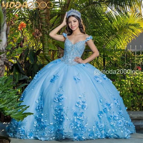 Butterfly Quinceanera Dress Sky Blue Quinceanera Dresses Baby Blue