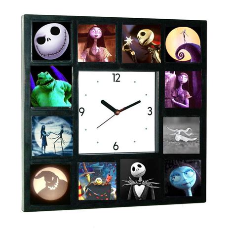 The Nightmare Before Christmas Glow In The Dark 12 Clock Numbered Limi
