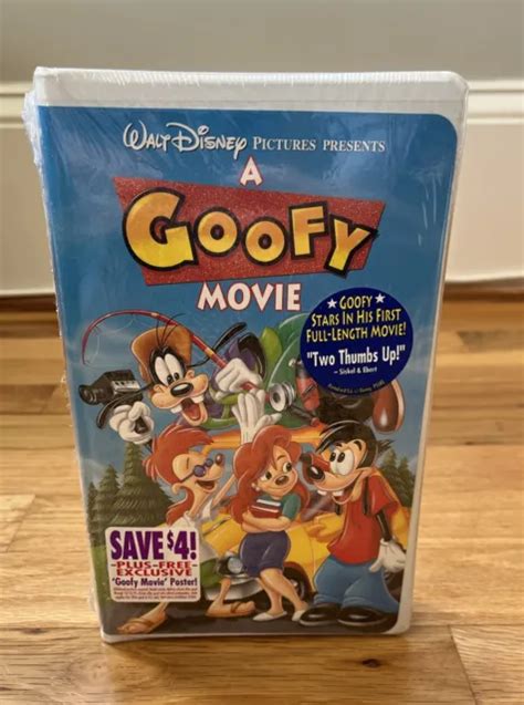 A GOOFY MOVIE VHS Walt Disney Home Video 1995 Clamshell SEALED NEW 33