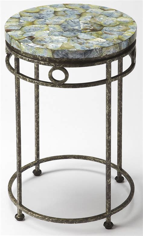 Sadye Fossil Stone Accent Table From Butler Coleman Furniture