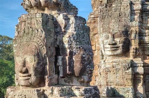The Faces Of Ancient Khmer Photograph By Thant Zaw Wai Fine Art America