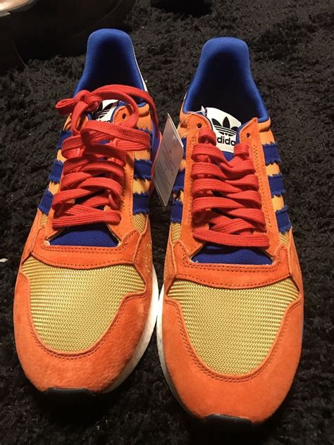 The first episode aired in 1989 and 29 years later, fans are still incredibly excited for merchandise that is themed after the series. Adidas Mens 12.5US Rare Size ZX 500 Dragon Ball Z Son Goku Confirmed Purchase #fashion #clothing ...
