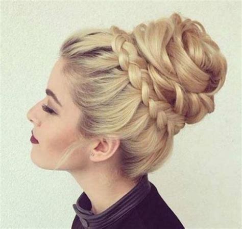 45 Best Gorgeous And Stunning High Bun Up Do Hairstyle For Prom And