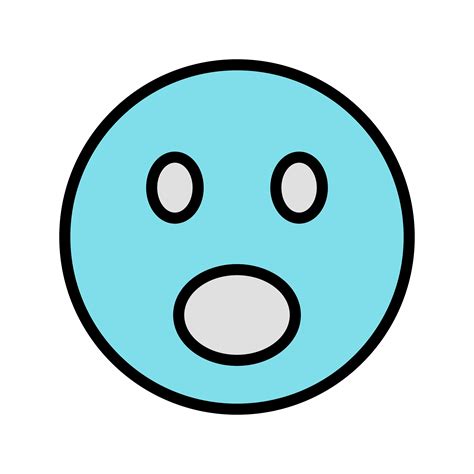 Surprised Emoji Vector Icon 376831 Vector Art At Vecteezy