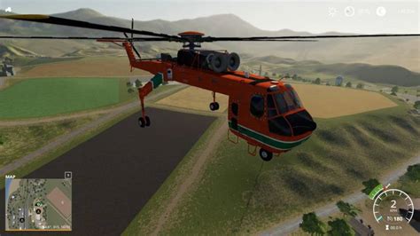 Fs19 Forestry Helicopter V1000 Farming Simulator 19 17 22 Mods