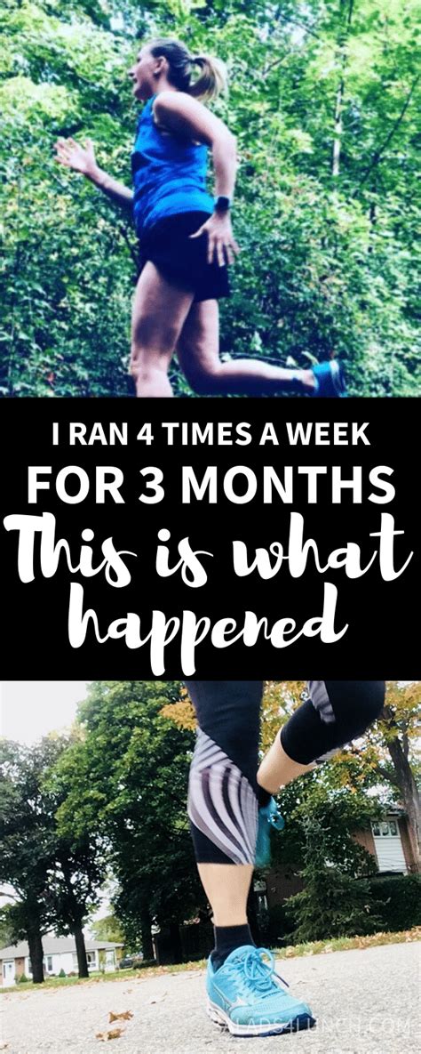 I Ran Four Times A Week For Three Months This Is What Happened