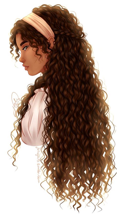 Art By Julia Jm Curly Girl Hairstyles Curly Hair Drawing Curly Hair Styles